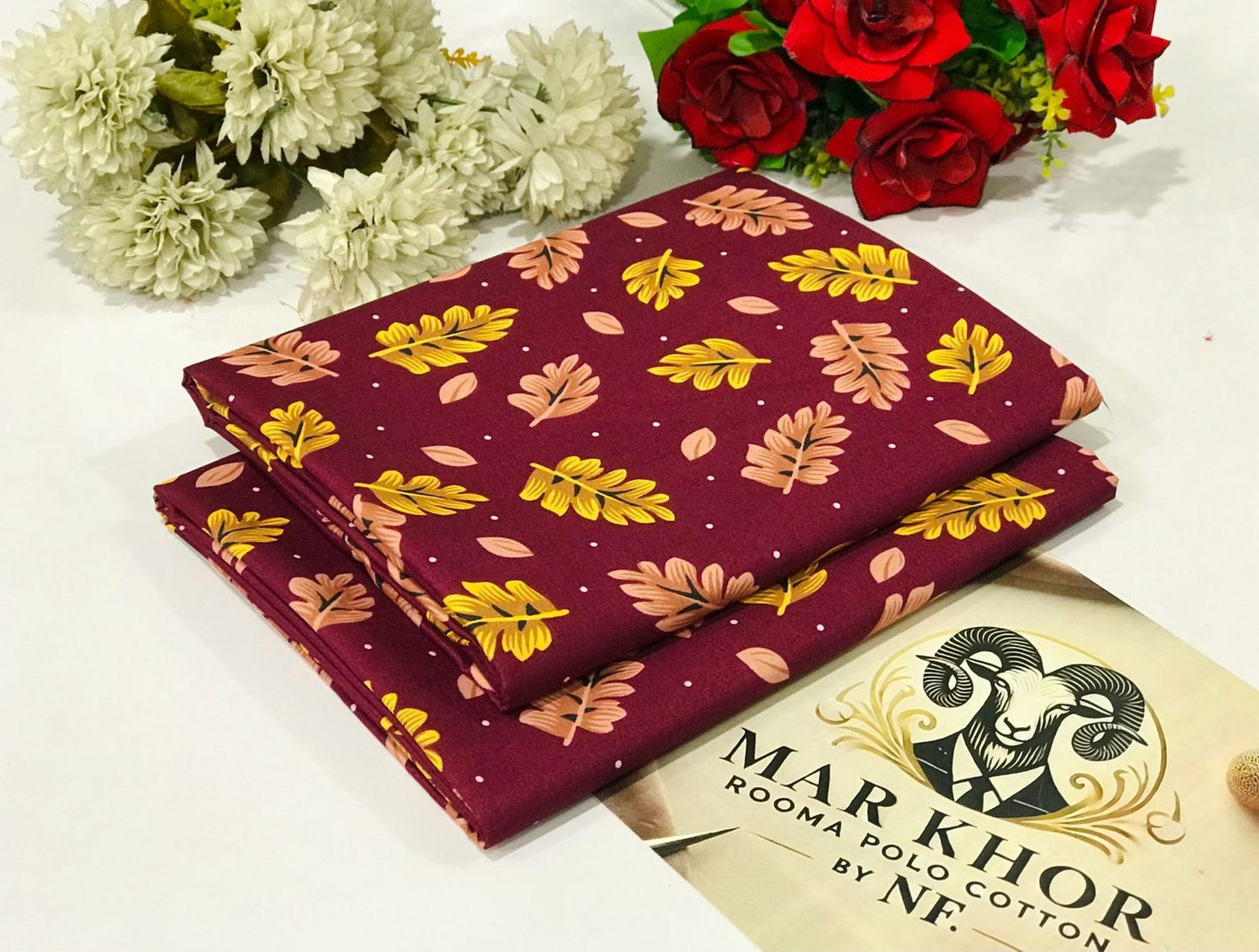 2pc polo cotton dress unstitched