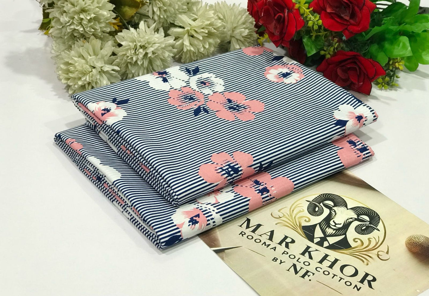 2pc polo cotton dress unstitched