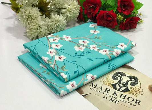 2pc polo cotton dress unstitched
