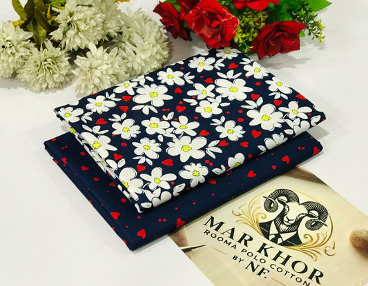 2pc polo cotton dress unstitched