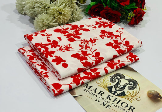 2pc polo cotton dress unstitched