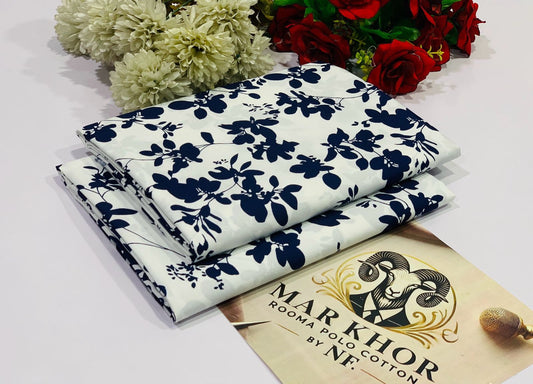 2pc polo cotton dress unstitched